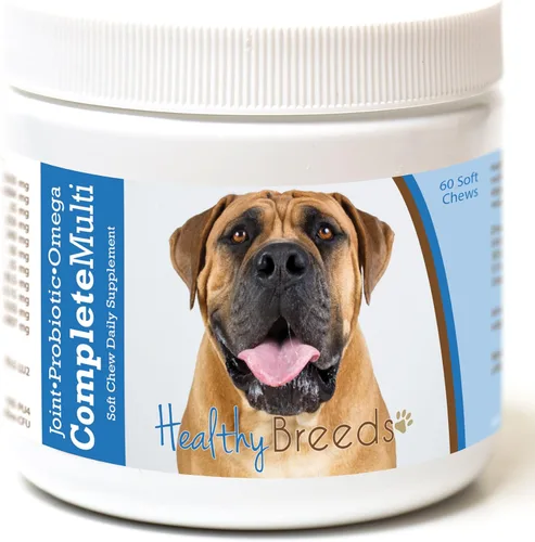 Miniatura 130 de Healthy Breeds Pug todo en uno multivitamínico suave masticable 60
