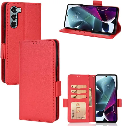 Miniatura 230 de Funda de piel sintética compatible con Motorola Moto E22 4G, funda de piel sintética compatible con Motorola Moto E22i 4G, color negro