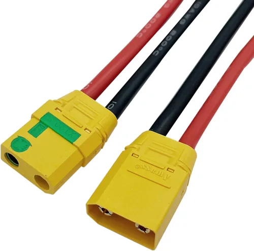 Miniatura 5 de XT90-S - Cable de extensión de enchufe hembra a XT90 macho Cable de extensión de cable de silicona 10AWG para batería RC Lipo FPV Drone