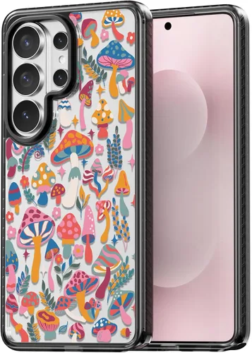 Miniatura 86 de Rosarnnah Funda compatible con Samsung Galaxy S24 Ultra, bonita estética, a la moda, divertida funda con estampado de gatito y gato, duradera a