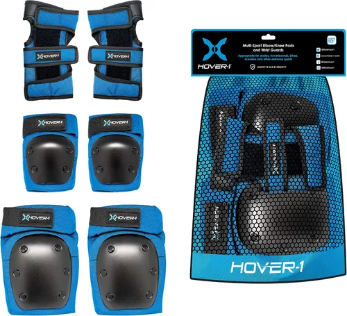 Miniatura 7 de Hover-1 Protective Elbow Pads, Knee Pads, Wrist Guards, Padded Shorts, Tank Top, T-Shirt - Hard PP Shells for Impact Resistance & EVA Foam
