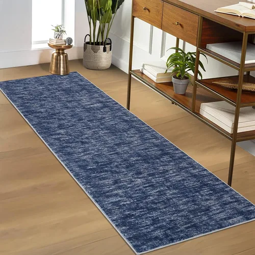 Miniatura 45 de RUGSREAL Alfombra lavable a máquina de 2 x 8 pies, para pasillo, entrada, contemporánea, color liso, alfombra de pasillo moderna para interiores
