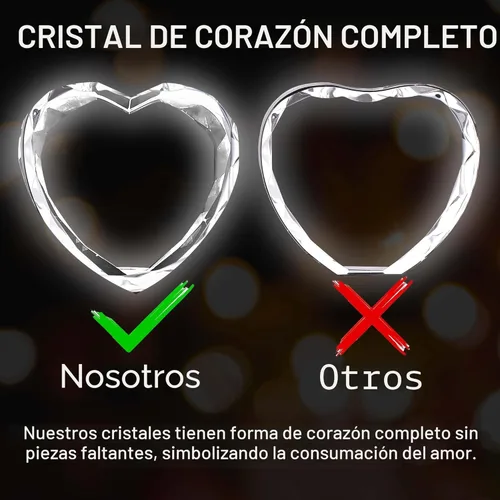 Miniatura 2 de Foto de cristal 3D personalizada, regalos personalizados para mujeres, mamá, marco de fotos de cristal, regalos de aniversario personalizados