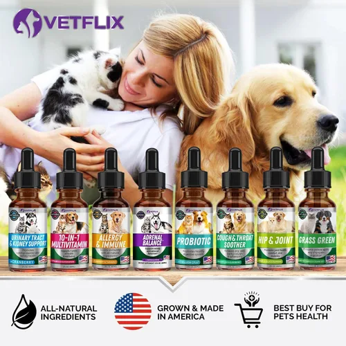 Miniatura 8 de Soporte suprarrenal para perros, gatos, cachorros y gatitos - Hecho en Estados Unidos - Suplemento de apoyo para Cushing y riñón - Fórmula natural