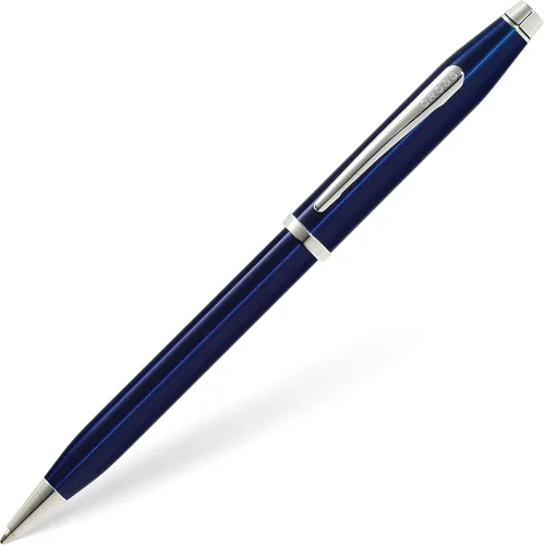 Miniatura 92 de Cross Century II - Bolígrafo de punta Selectip, lacado negro con detalles chapados en oro de 23 quilates