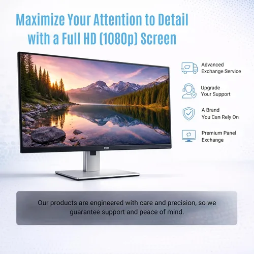Miniatura 6 de Dell Pro P2725H Plus Monitor Full HD de 27 pulgadas 1920 x 1080, pantalla de monitor de computadora con cable de alimentación USB 3.0 Upstream