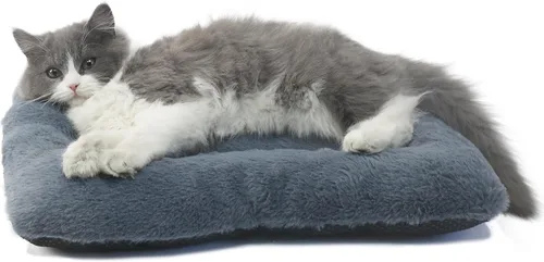 Miniatura 25 de Cama para Jaula de Perros Lavable para Perros XXS, de Lujo, de Piel Sintética Gruesa, Esponjosa, Cómoda, Almohadilla de Jaula Antideslizante, Tapete
