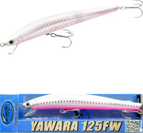 Miniatura 30 de LUCKY CRAFT FlashMinnow 125 YAWARA, señuelos de pesca de agua salada, accesorios y equipo de pesca de surf Jerkbait, señuelos de pesca de fletán
