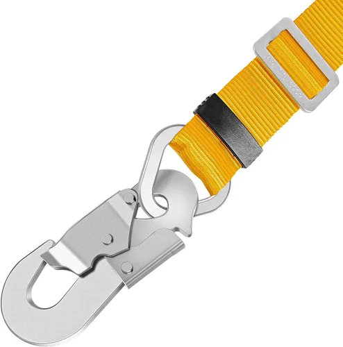 Miniatura 5 de NTR Cordón de arnés de seguridad, cordón de protección contra caídas y cinturón de seguridad ajustable, de 4 pies a 6 pies, para exteriores