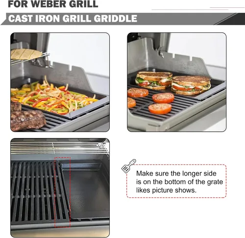 Miniatura 6 de 7658 Piezas de repuesto de plancha para Weber Spirit II E-310 E210 Piezas de parrilla Weber Spirit 200 300 Series Plancha Genesis Silver B C Gold