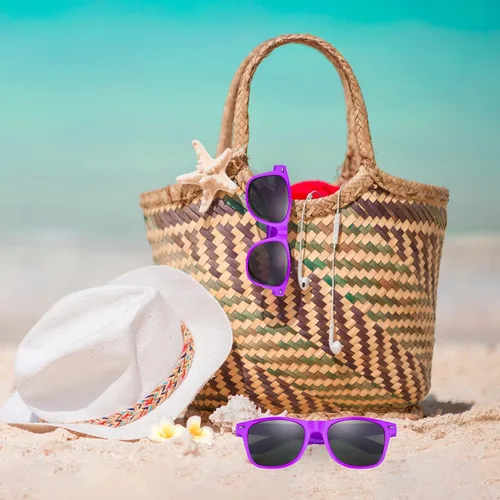 Miniatura 34 de ASTARON Paquete de 12 lentes de sol de fiesta de neón a granel para playa, boda, fiesta, piscina, suministros de fiesta