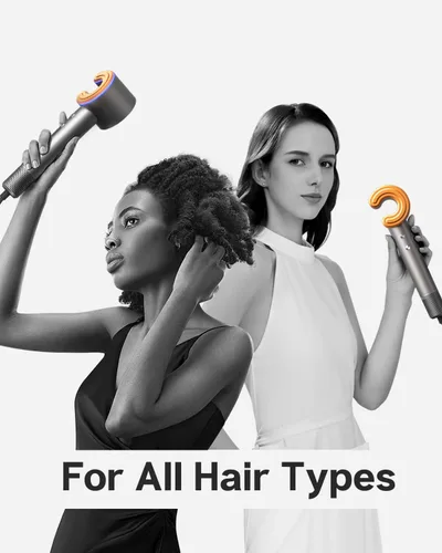 Miniatura 7 de Secador de pelo para mujer, motor sin escobillas de alta velocidad de 110,000 RPM, tecnología de plasma, secado rápido en 5 minutos, 5.15 oz, ligero