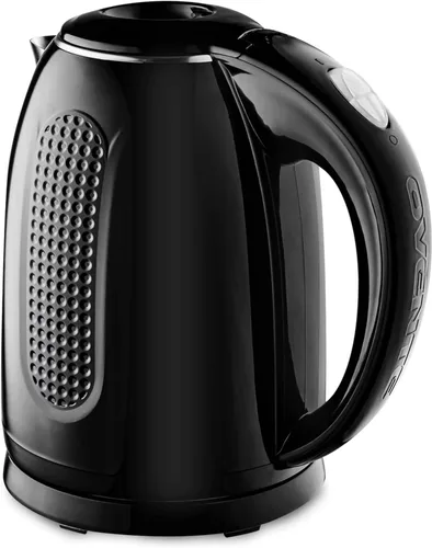 OVENTE - Hervidor eléctrico de té de 1,7 litros de doble pared, caldera y calentador de agua de 1100 W con exterior de tacto frío, interior aislado