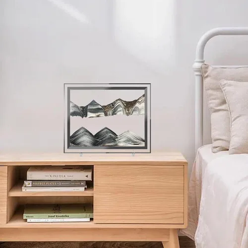 Miniatura 5 de Imagen de arte de arena en movimiento Mar Profundo Dinámico 8D Paisajes de arena Imágenes en movimiento Oficina Escritorio Arte Decoración Juguetes