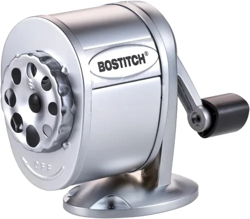 Bostitch Sacapuntas manual de metal, plateado (MPS1-CH)
