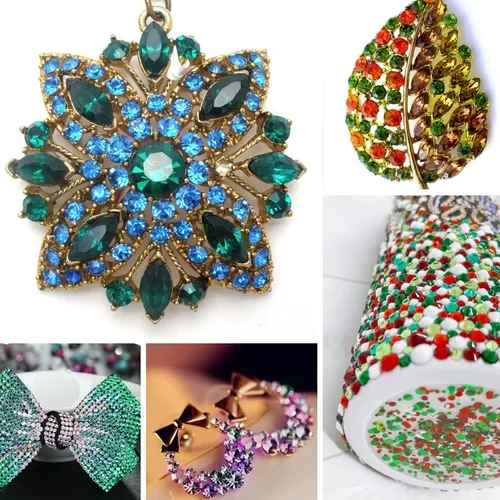 Miniatura 4 de 3200 unidades de diamantes de imitación SS10 con parte trasera plana de vidrio SS10 redondas a granel, para manualidades, arte, ropa, zapatos