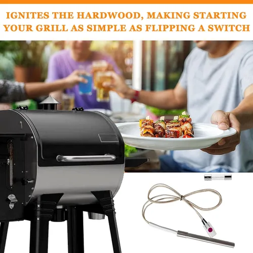 Miniatura 8 de Kit de encendido caliente de piezas de repuesto, compatible con parrilla de pellets Pit Boss y parrilla de pellets de campamento, encendedor viene