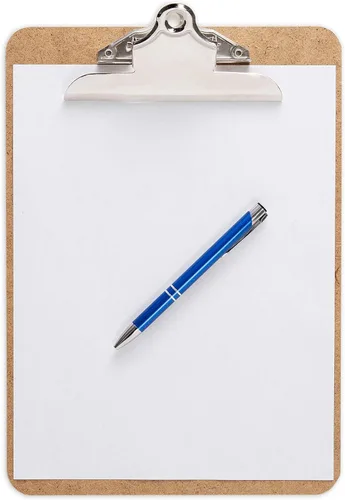 Miniatura 7 de Portapapeles tamaño carta con clip de mariposa (paquete de 5) - Portapapeles de madera grandes de 9 x 12.5 pulgadas para aula, portapapeles