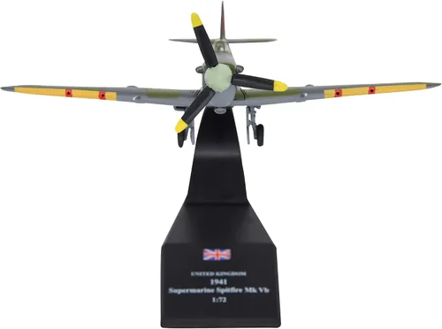 Miniatura 9 de TANG DYNASTY (TM) 1:72 Supermarine Spitfire Fighter Attack Modelo de avión de metal, Fuerza Aérea Real de la Segunda Guerra Mundial 1941