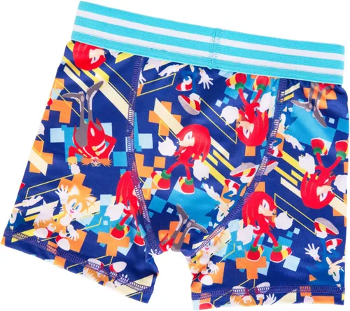 Miniatura 2 de Sonic The Hedgehog Calzoncillos tipo bóxer grandes para niños con diferentes estampados y paquetes, 4, 6, 8, 10 y 12