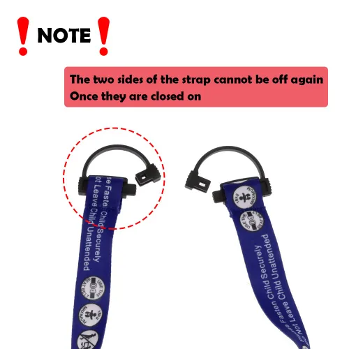 Miniatura 2 de Hooshing Cinturón de seguridad para bebés y niños Cinturón de seguridad ajustable para carrito de compras Cinturón de silla Cinturones de seguridad