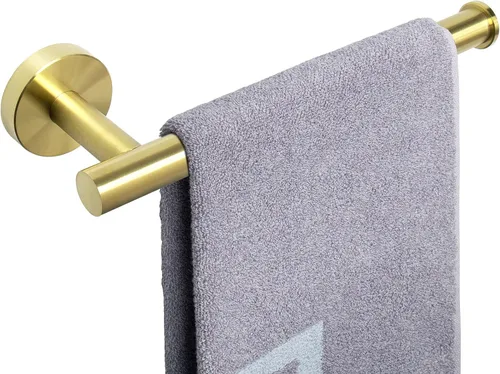 Miniatura 10 de NearMoon Soporte para Toalla de Mano/Anillo para Toalla, Barra de Toalla de Mano de Acero Inoxidable Gruesa para Baño, Estante para Toallas Montado