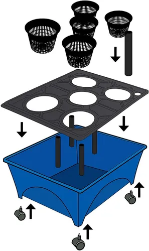 Miniatura 2 de Emsco Grupo Bountiful caja de cultivo, cama elevada para cosechar, maceta hidrofónica, no eléctrica