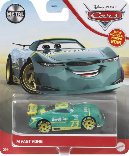 Miniatura 5 de Disney Cars Toys M Fast Fong, miniatura, juguetes coleccionables de automóvil basados en películas de autos, para niños de 3 años en adelante