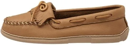 Miniatura 3 de Minnetonka Mocasines Kilty con flecos de alce para mujer Natural