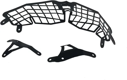Miniatura 5 de Accesorios de motocicleta Cubierta de faro delantero Protector de parrilla Lente de malla para Benelli TRK502 TRK502X TRK 502 502X (negro)