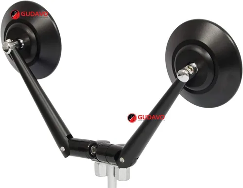 Miniatura 8 de Espejos retrovisores redondos CNC M8 M10 para motocicleta, espejos de aluminio completos compatibles con APRILIA dorsoduro caponord shiver tuono rs