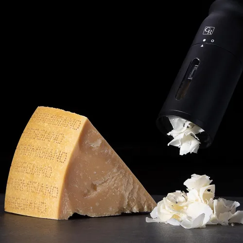 Miniatura 6 de Rallador de queso de lluvia, rallador de queso eléctrico resistente para cocina con opciones de rejilla fina, gruesa y afeitada, apto