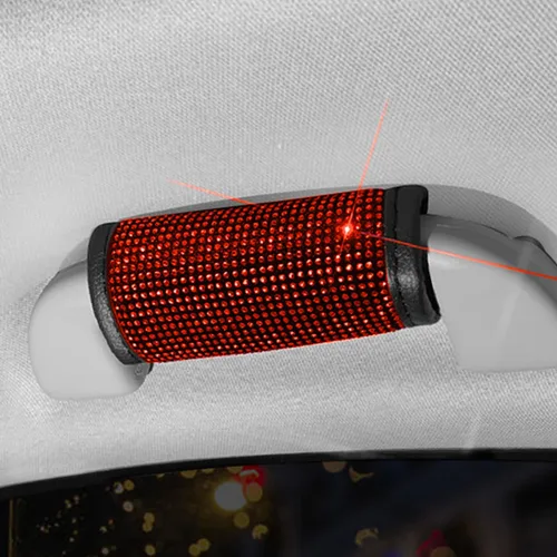 Miniatura 23 de Paquete de 2 fundas brillantes para manija de puerta de seguridad para automóviles, con cristales brillantes, almohadillas protectoras para manija