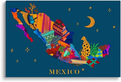 Miniatura 10 de SKYSUKEY Impresión artística mexicana retro para oficina, póster de arte latino, citas inspiradoras en español, decoración de pared, arte de pared