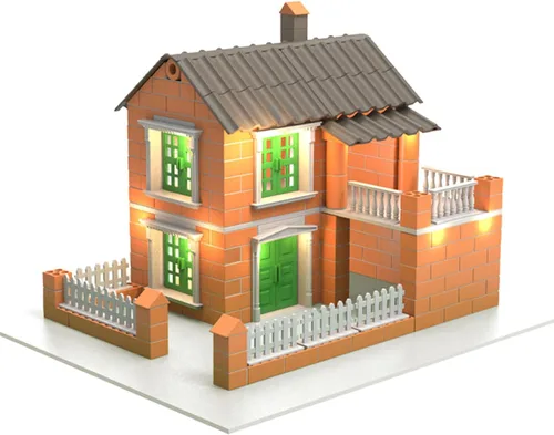 Miniatura 3 de Woohome 100 piezas de mini ladrillos pequeños para paisajismo, ladrillos en miniatura, ladrillos pequeños para manualidades, ladrillos falsos