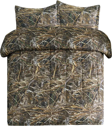 Miniatura 9 de VISI-ONE Realtree APX Camo Juego de edredón individual de 2 piezas – Ropa de cama ligera para todas las estaciones para niños, niños pequeños