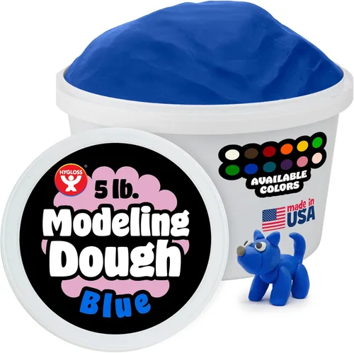 Miniatura 10 de Hygloss Play - Masa de modelado para niños, masa sensorial segura y no tóxica para artes y manualidades, bañera de 3 libras, arcilla de juego