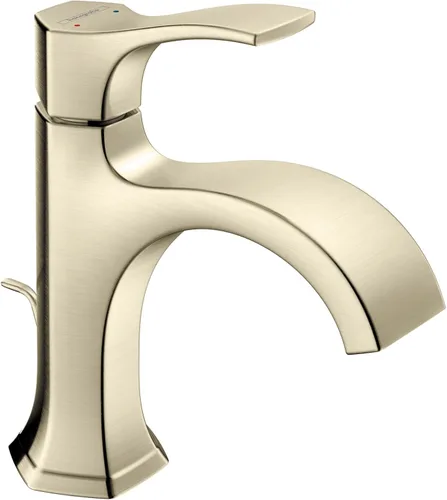 Miniatura 4 de hansgrohe Locarno 04810250 - Grifo de lavabo de baño de 1 manija y 1 manija de transición con 1 manija y óptica de oro cepillado, 04810250