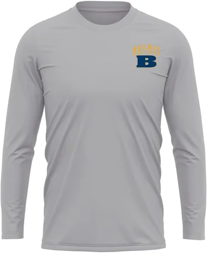 Miniatura 80 de Camisa deportiva de manga larga oficial de la NCAA Collegiate para hombre, con logotipo en el pecho izquierdo, colección Athletic Heather