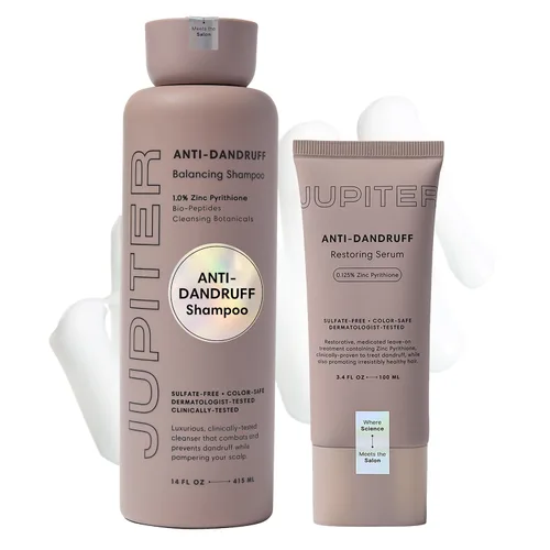 Miniatura 8 de Jupiter Suero restaurador del cuero cabelludo, suero calmante anticaspa para hombres y mujeres para cuero cabelludo escamoso, graso y seco, restaura