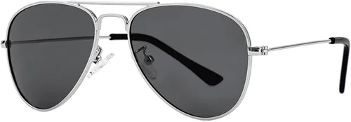 Miniatura 29 de Gleyemor Lentes de sol polarizados estilo aviador para niños y niñas, jóvenes, adolescentes, dos tamaños de 1.969 in y 2.047 in