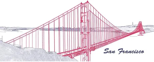 Miniatura 3 de CafePress Taza de café de cerámica de 11 oz (11.0 fl oz) de San Francisco Blanco - Taza San Francisco