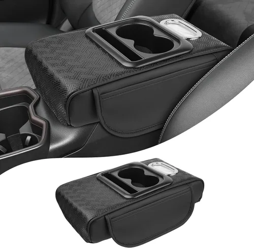 Miniatura 8 de Autorder Cubierta de Consola Central para Accesorios Toyota RAV4 2019-2022 2023 2024 2025 Cubierta de Reposabrazos Anti-Rayones Almohadilla