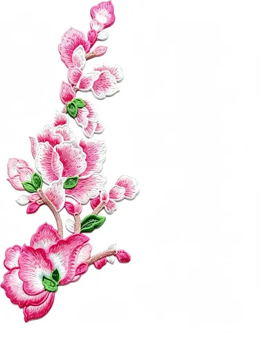 Miniatura 18 de 5 parches de flores coloridas, parches de loto para coser para planchar para ropa de bricolaje, jeans, costura Conjunto de loto