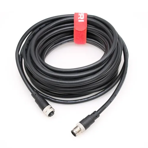 Miniatura 11 de M12 - Conector de sensor hembra de 8 pines para volar Cable de protección eléctrica impermeable para aplicaciones de automatización