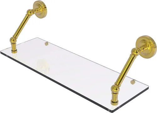 Miniatura 9 de Allied Brass PR-1/22-ORB Pr - Estante de vidrio con bordes biselados de 1 pulgada, 22 pulgadas, bronce aceitado