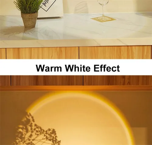 Miniatura 6 de Paquete de 6 luces LED táctiles que funcionan con pilas para gabinete, lámpara de puesta de sol para cocina, dormitorio, armario, armario, Proyector
