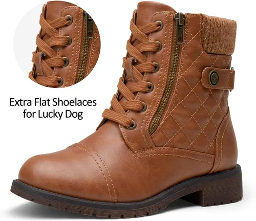 Miniatura 3 de Vepose Botines con estilo de combate, a la moda, para mujer