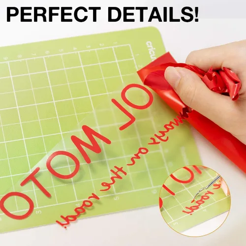 Miniatura 3 de HTVRONT - Rollos de vinilo termotransferible (HTV) rojo, 12 pulgadas x 15 pies de vinilo de planchado para Cricut y Silhouette Cameo, para camisas