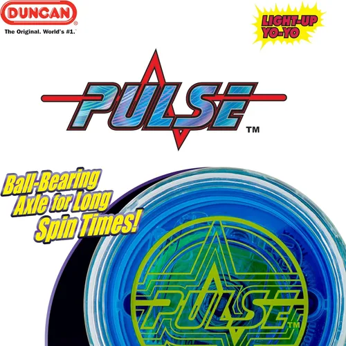 Miniatura 2 de Duncan Toys Pulse - Yoyó con luz LED de nivel intermedio con eje de rodamiento de bolas y luces LED, transparente/rojo, pequeño